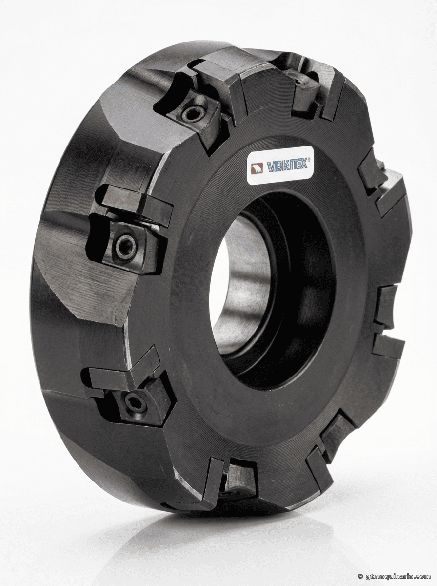 Fresa Frontal 75 grados FP-4 Vertex Taiwan Ø100mm eje 32mm